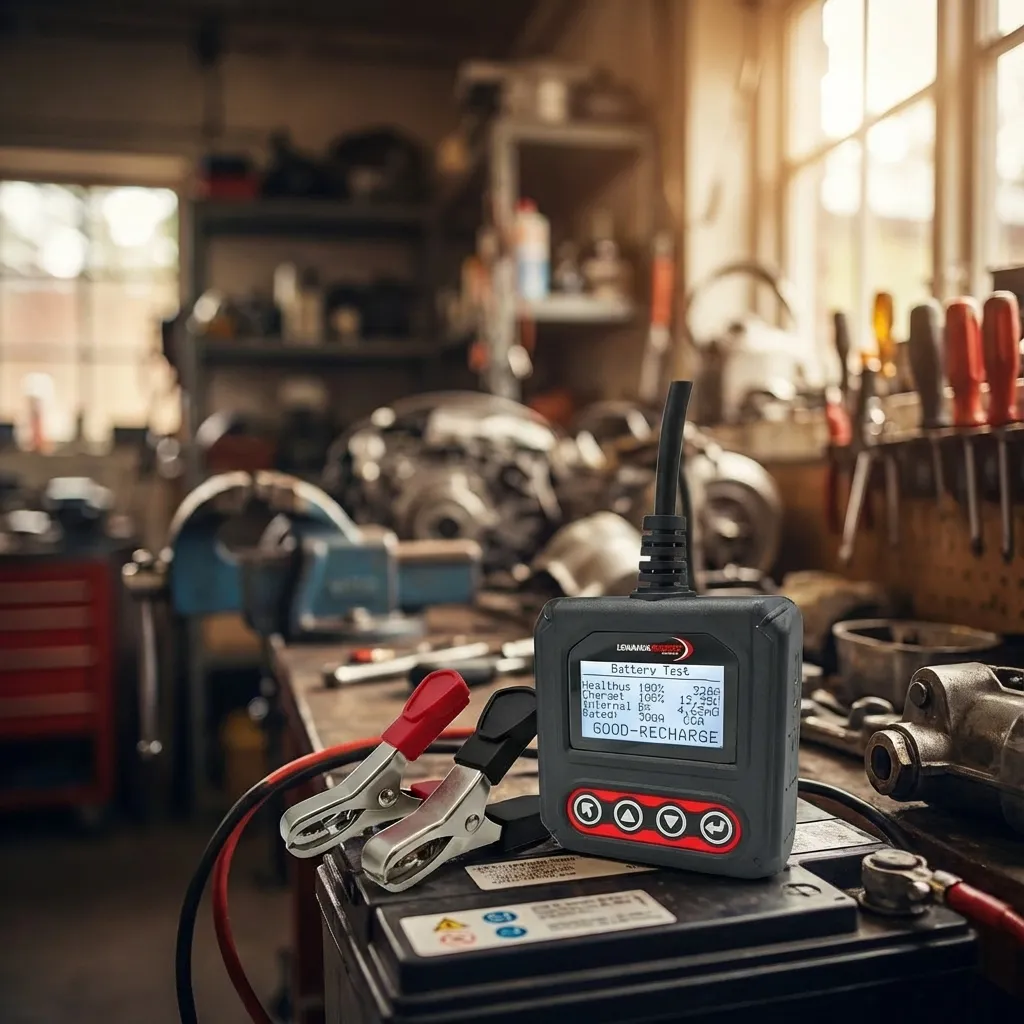 Lemania T3 Batteritestare för 12V litium- och blybatterier