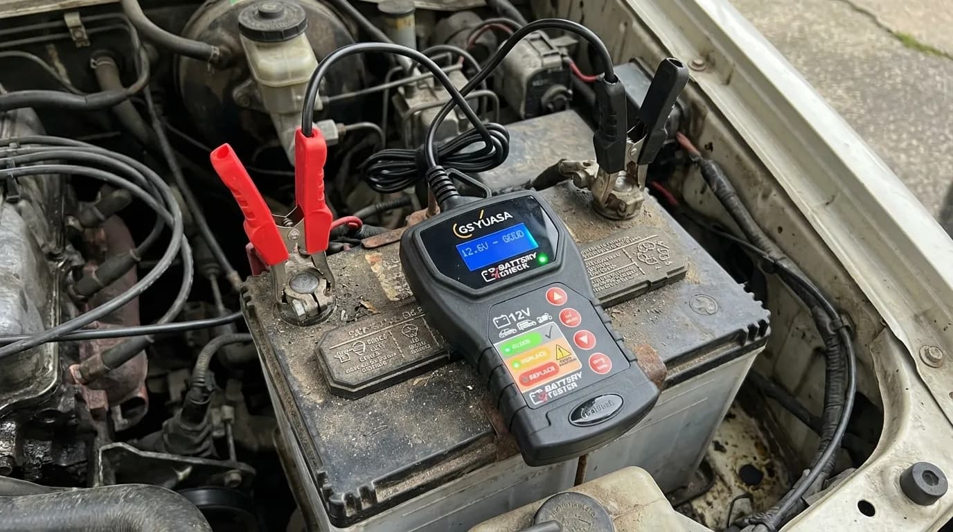 Yuasa GYT050 batteritestare action